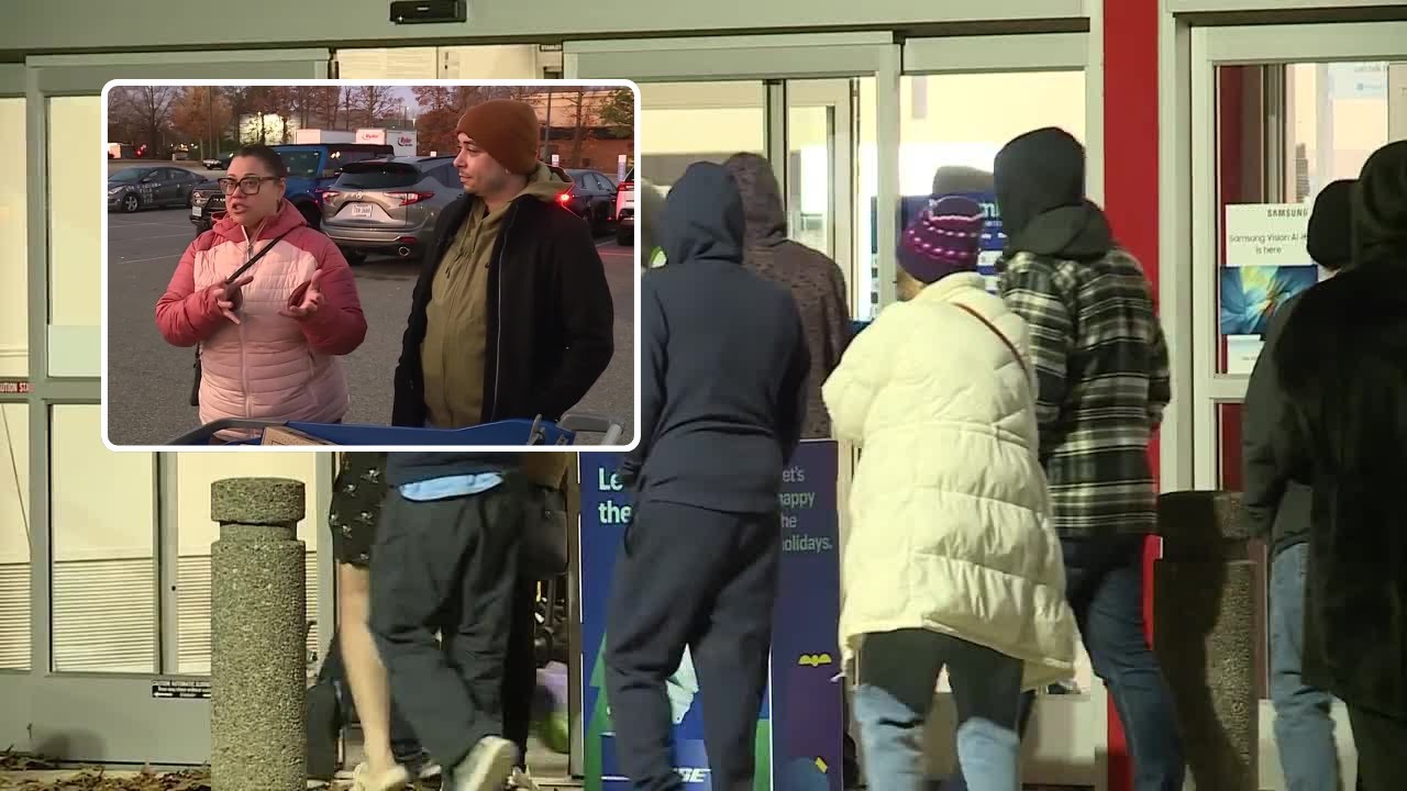 Chesterfield Black Friday shoppers line up during &lsquo;economic strain&rsquo;