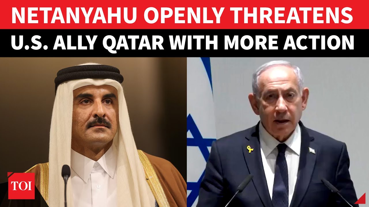 Netanyahu's DIRECT MESSAGE To Qatar Emir; 'Hey Look, If You...' | Israel PM Threatens&nbsp;Doha&nbsp;On&nbsp;Hamas