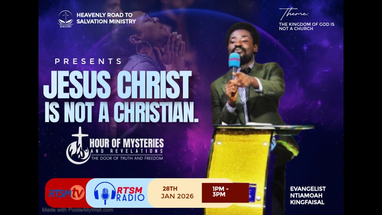 JESUS CHRIST IS NOT A CHRISTIAN.