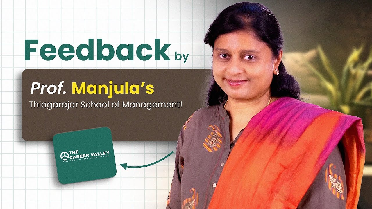 Honored by Prof. Manjula&rsquo;s Feedback | The Career Valley Recognized!  We Impressed a Professor! 🎉