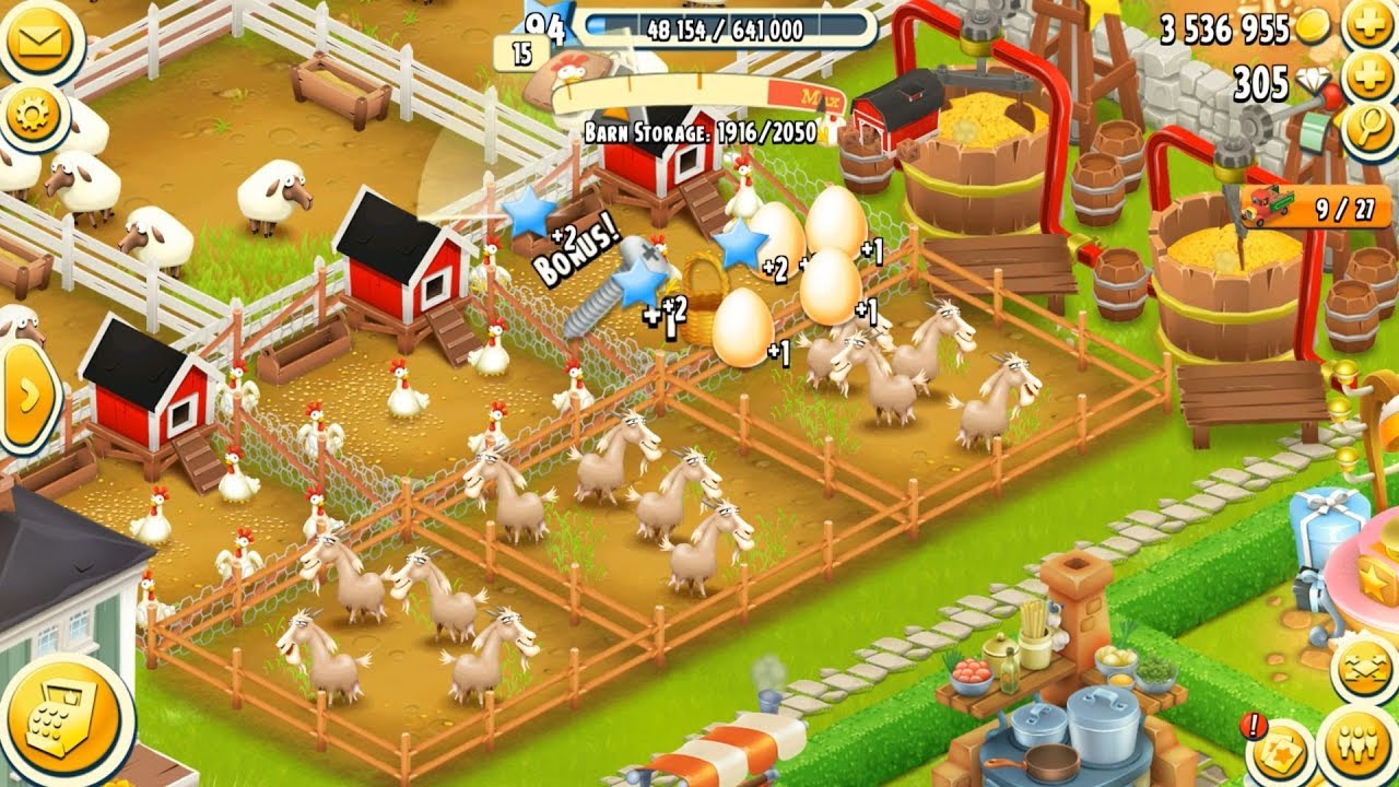 Hay Day Level 94 Update 3 HD 1080p