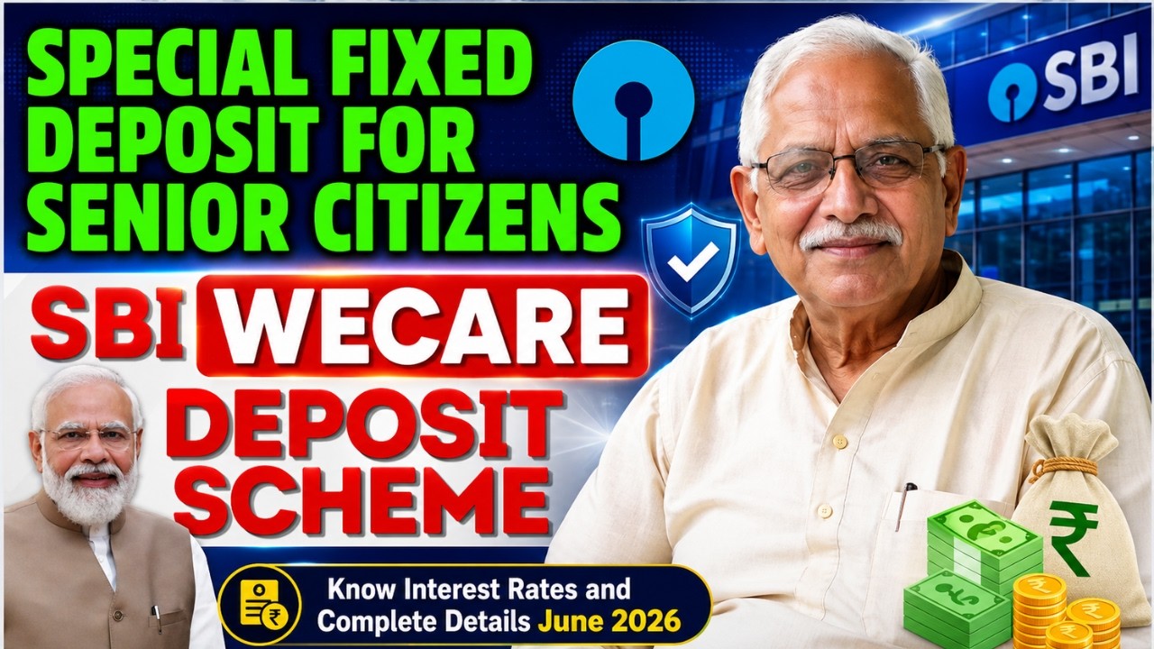 SBI Senior Citizen Fixed Deposit | SBI Wecare FD Scheme for Senior Citizens | Best FD for Senior ...