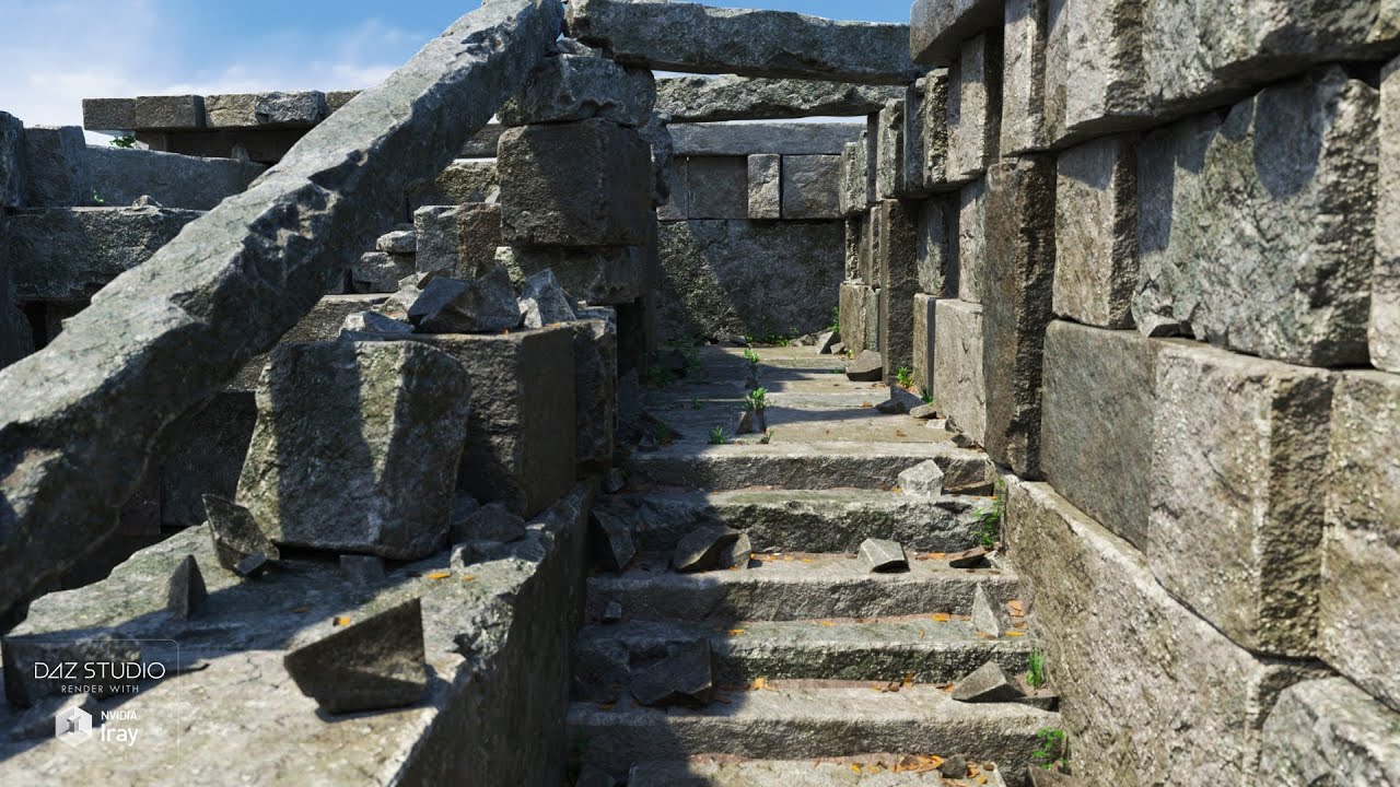 Block and Structures for DAZ Studio 4.12