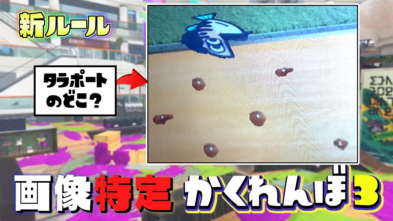 【新ルール】送られてきた画像から隠れ場所をあぶり出せ！画像特定かくれんぼ！【スプラトゥーン3】