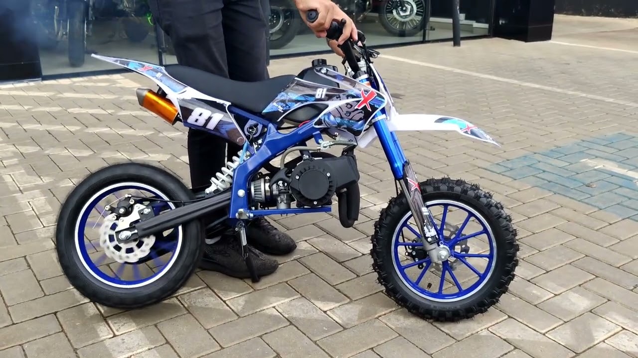 Mini Moto Cross 49cc Partida Manual 2 Tempos MBX Motors