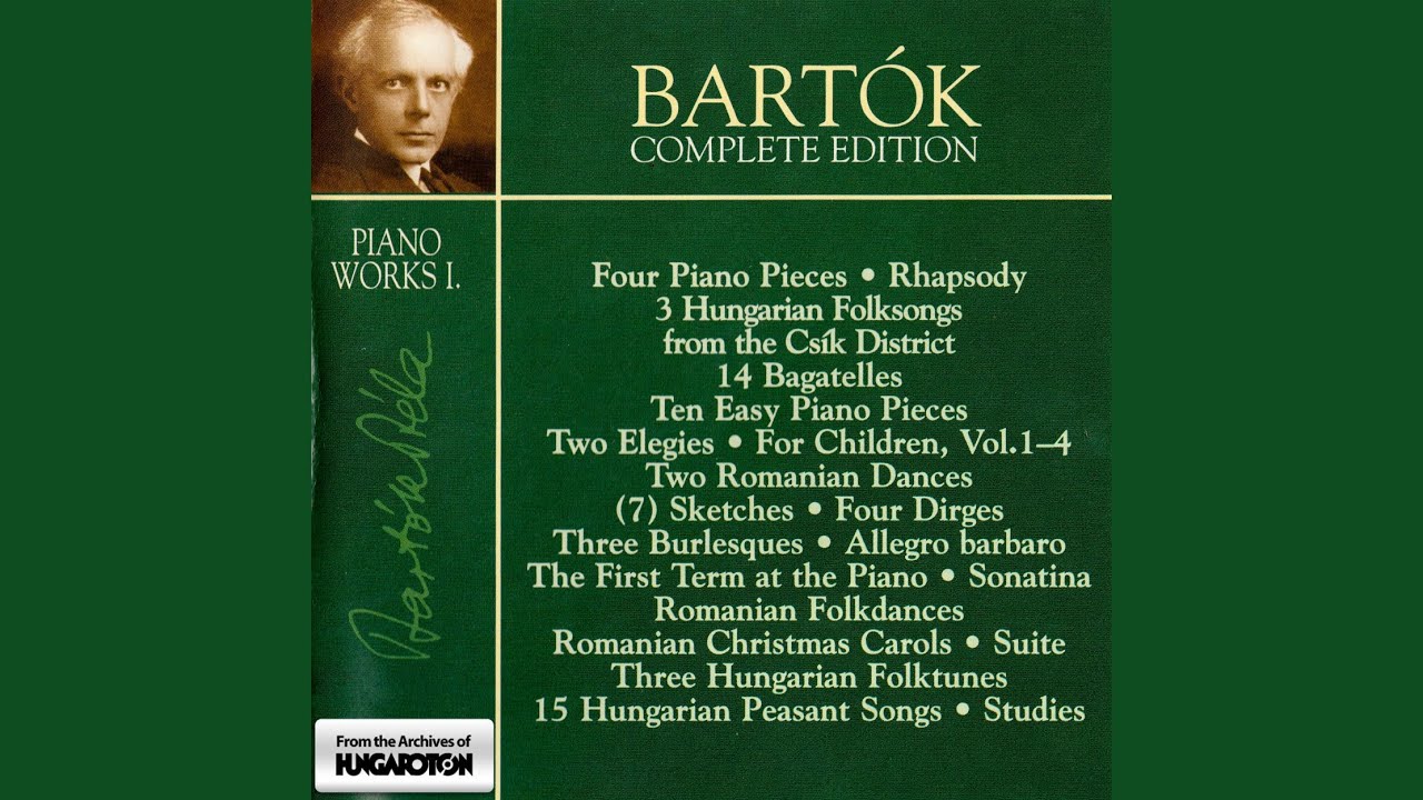 Four Piano Pieces - Study for the left hand