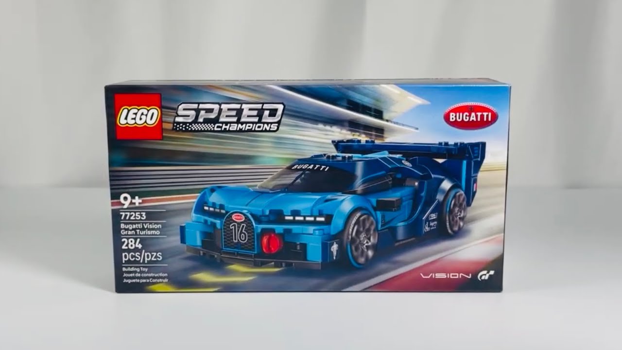 LEGO Speed Champions 77253 Bugatti Vision Gran Turismo Speed Build!