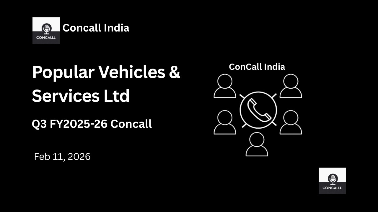 Popular Vehicles & Services Ltd Q3 FY2025-26 Concall