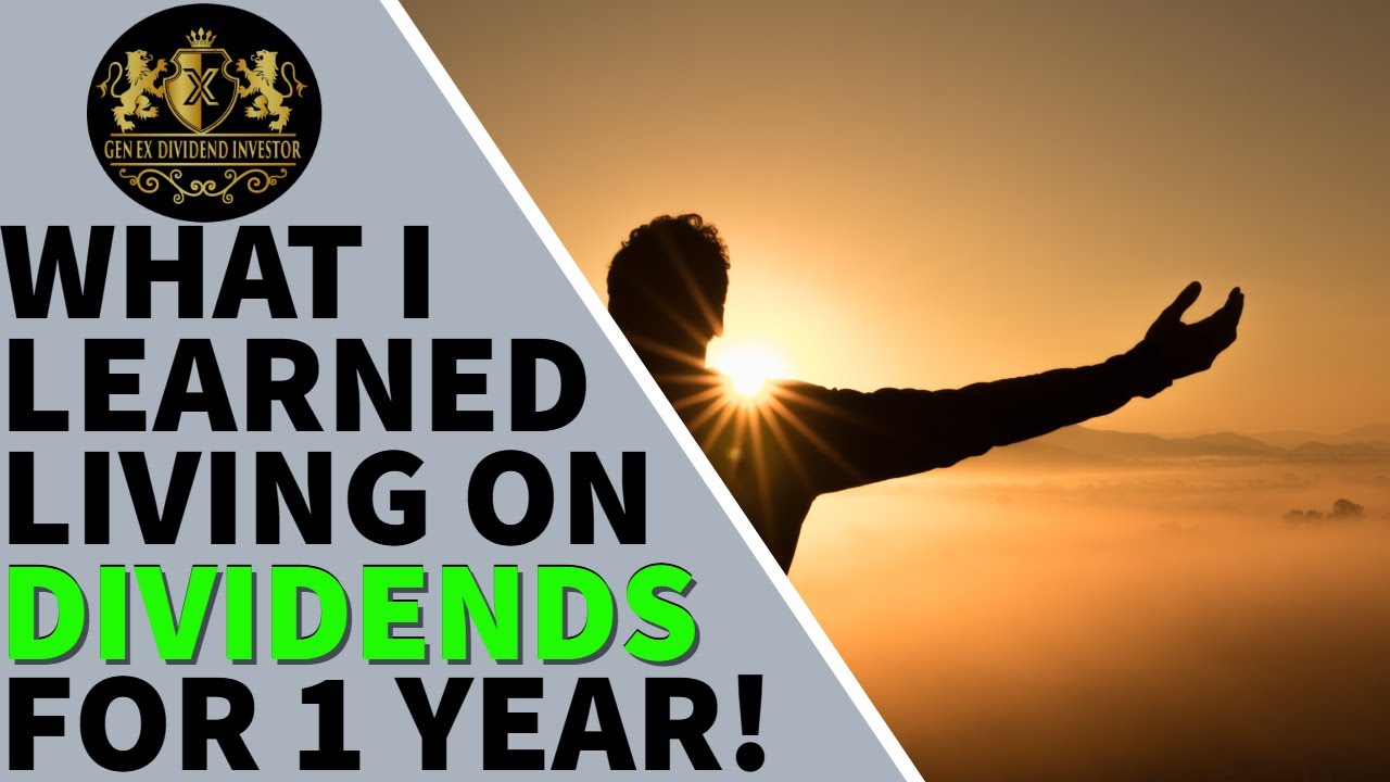 My Dividend Portfolio & What I Learned Living on Dividends for One Year!