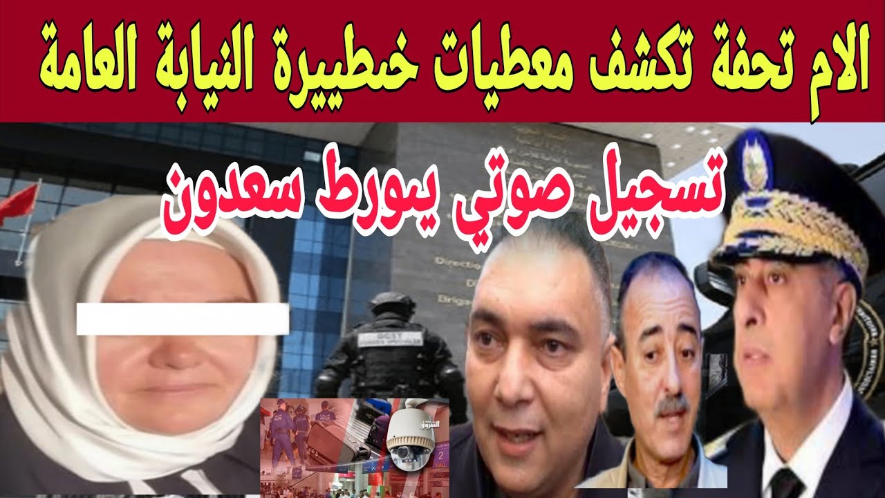 الأم تحفة تكشف معطيات خىطييرة لدى النيابة العامة تورط سعدون تهىديداات والفرقة الوطنية تتدخل