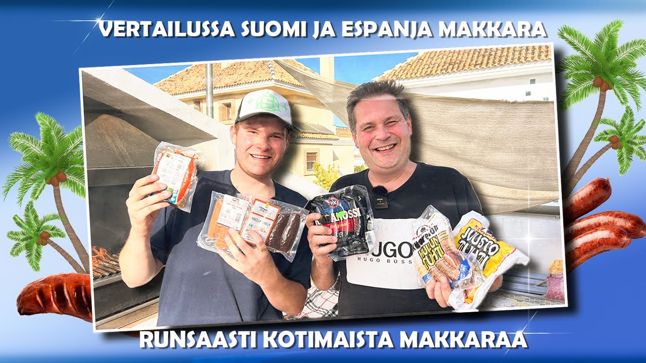 Vertaillaan Suomi Ja Espanja Makkarat! Feat: Jeti
