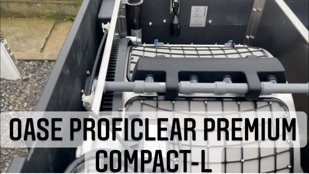 Oase ProfiClear Premium Compact-L gravity Fed Drum Filter 😎 going in my filter house 🥰
