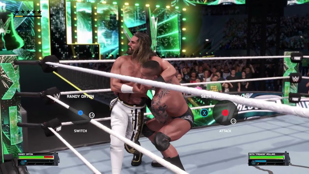 WWE 2K25 Randy Orton vs Seth Rollins