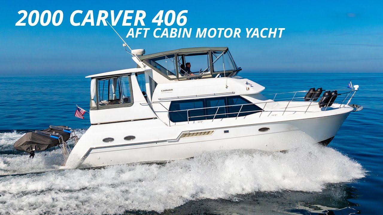 (SOLD) 2000 Carver 406 Aft Cabin Motor Yacht