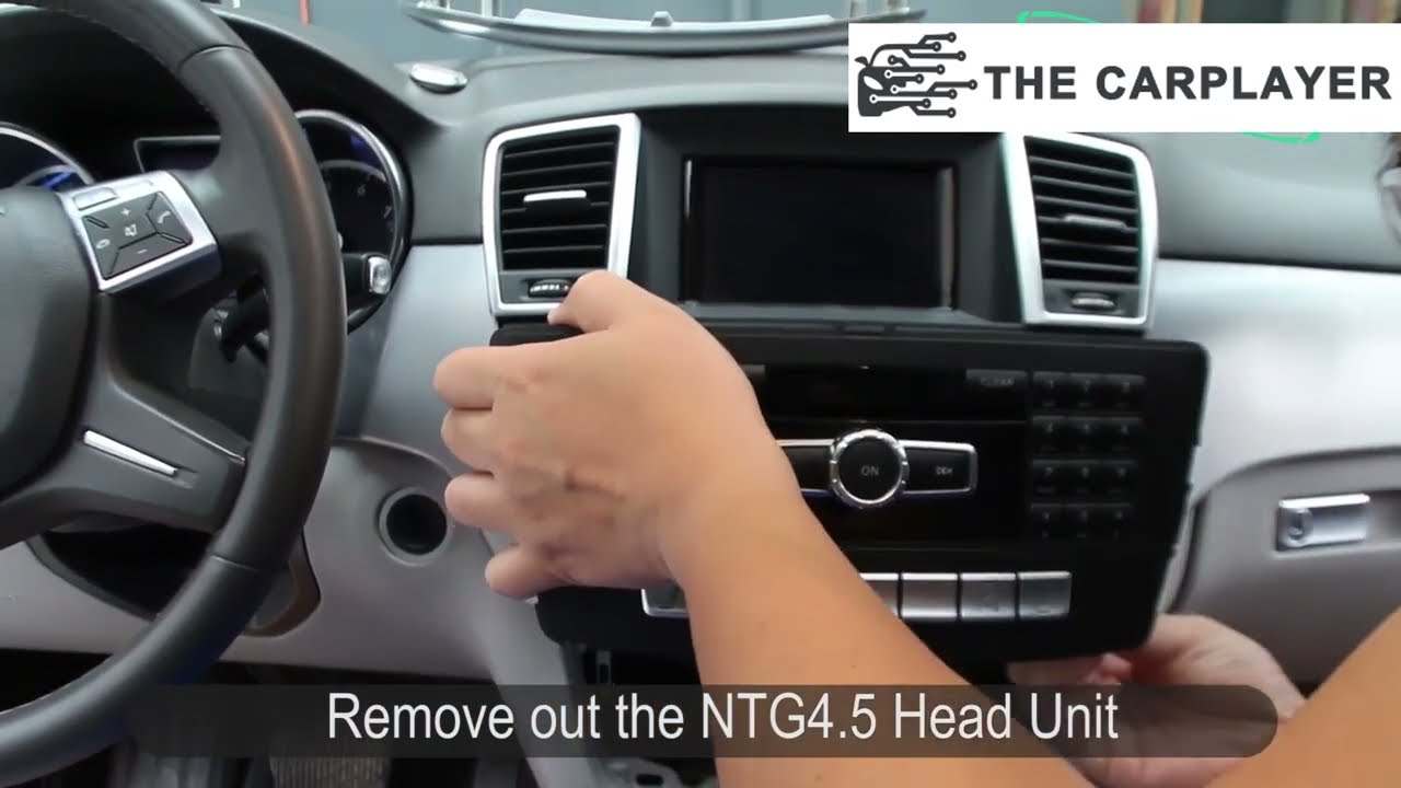 Installation Carplay Mercedes ML NTG 4.5 4.7