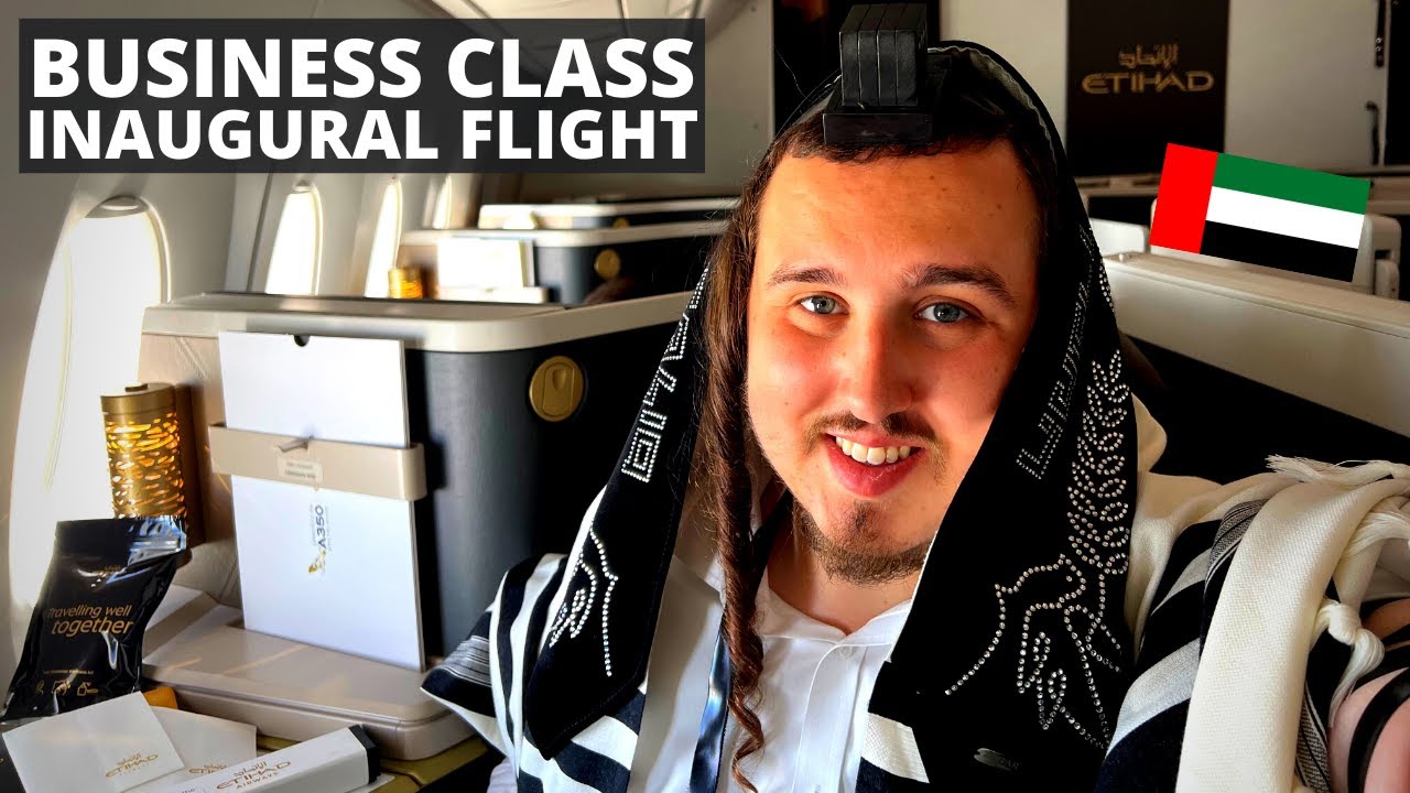 Кошерная роскошь в небе! Полет бизнес-классом Etihad TLV - AUH - JFK (первый рейс)