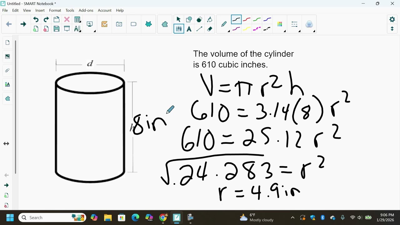 Volume Missing Dimension