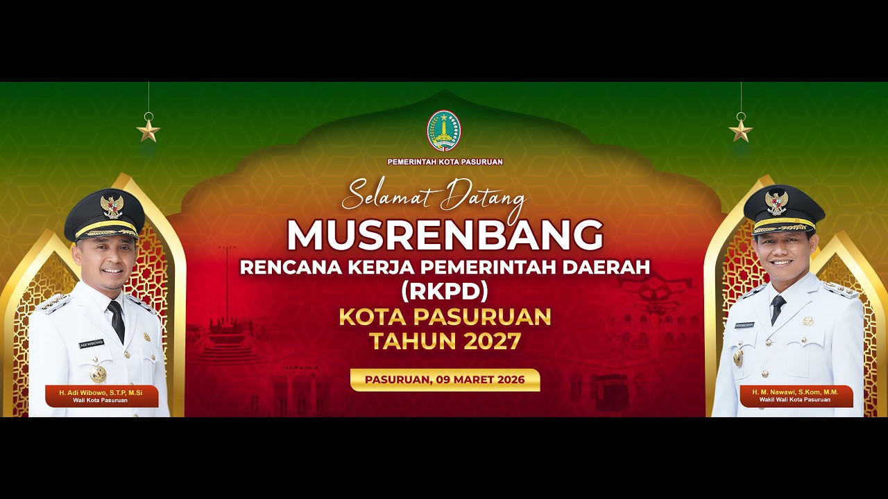 MUSRENBANG RENCANA KERJA PEMERINTAH DAERAH (RKPD) KOTA PASURUAN 2027