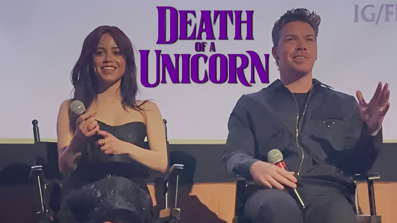 DEATH OF A UNICORN Los Angeles premiere Jenna Ortega, Will Poulter, Anthony Carrigan - March 20,2025