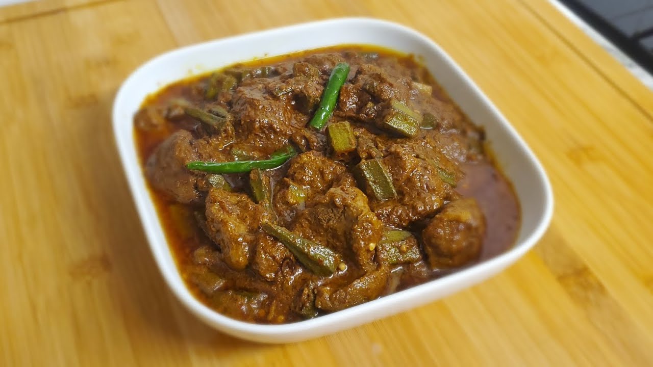 Mutton and Lady Finger Dish!
