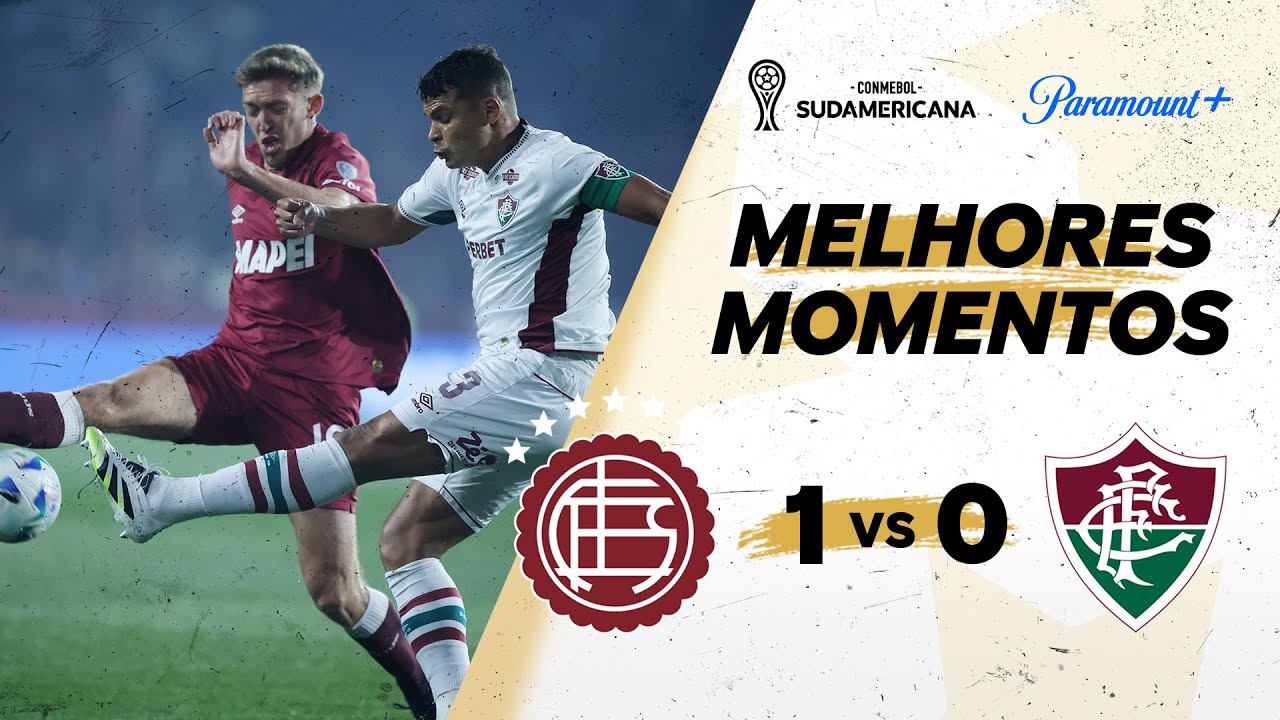 LAN&Uacute;S 1 X 0 FLUMINENSE - CONMEBOL SUDAMERICANA 2025 | Paramount Plus Brasil