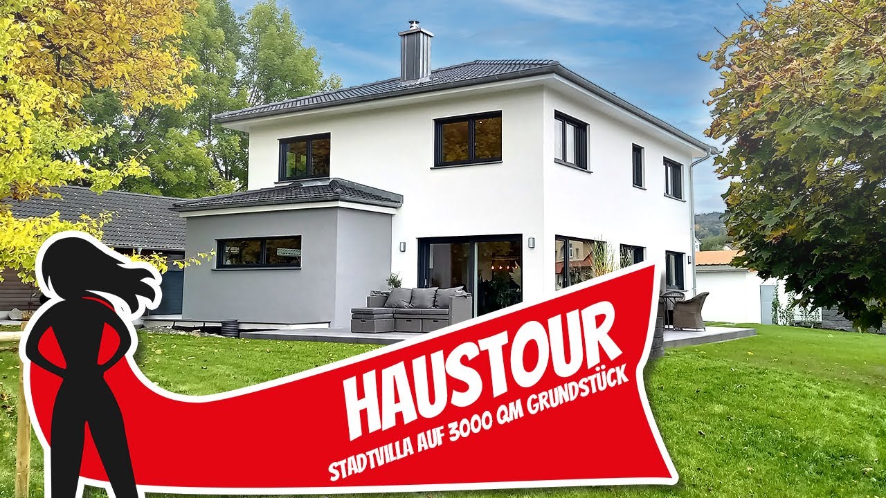 Haustour: Fertighaus Stadtvilla auf über 3.000 qm Grundstück | Wolf Haus | Hausbau Helden