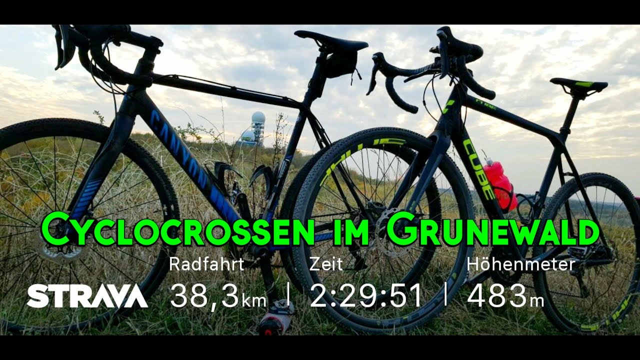 Cyclocross Ausfahrt durch den Grunewald / MTB Trails in Berlin