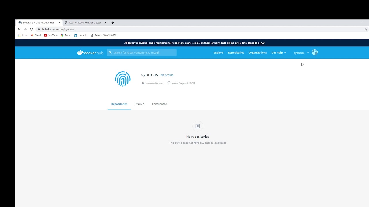 Dockerizing/Containerizing an ASP.NET Core 3.1 Web API