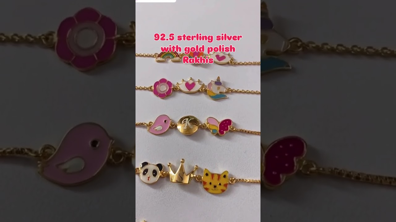 Silver Baby Rakhi Bracelet &ndash; 1st B'day & Newborn Gift