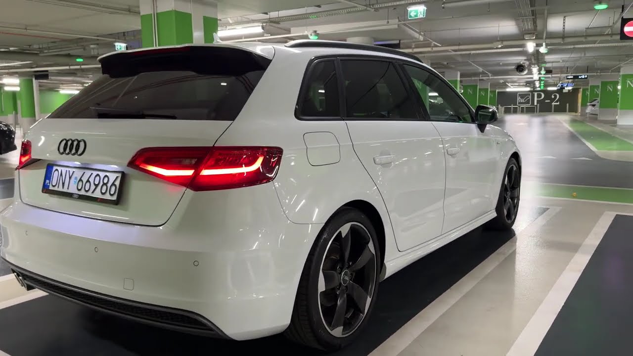 AUDI A3 8V 2.0TDI 150KM S-TRONIC 2x S-LINE w kolorze LS9R Glacier White od 