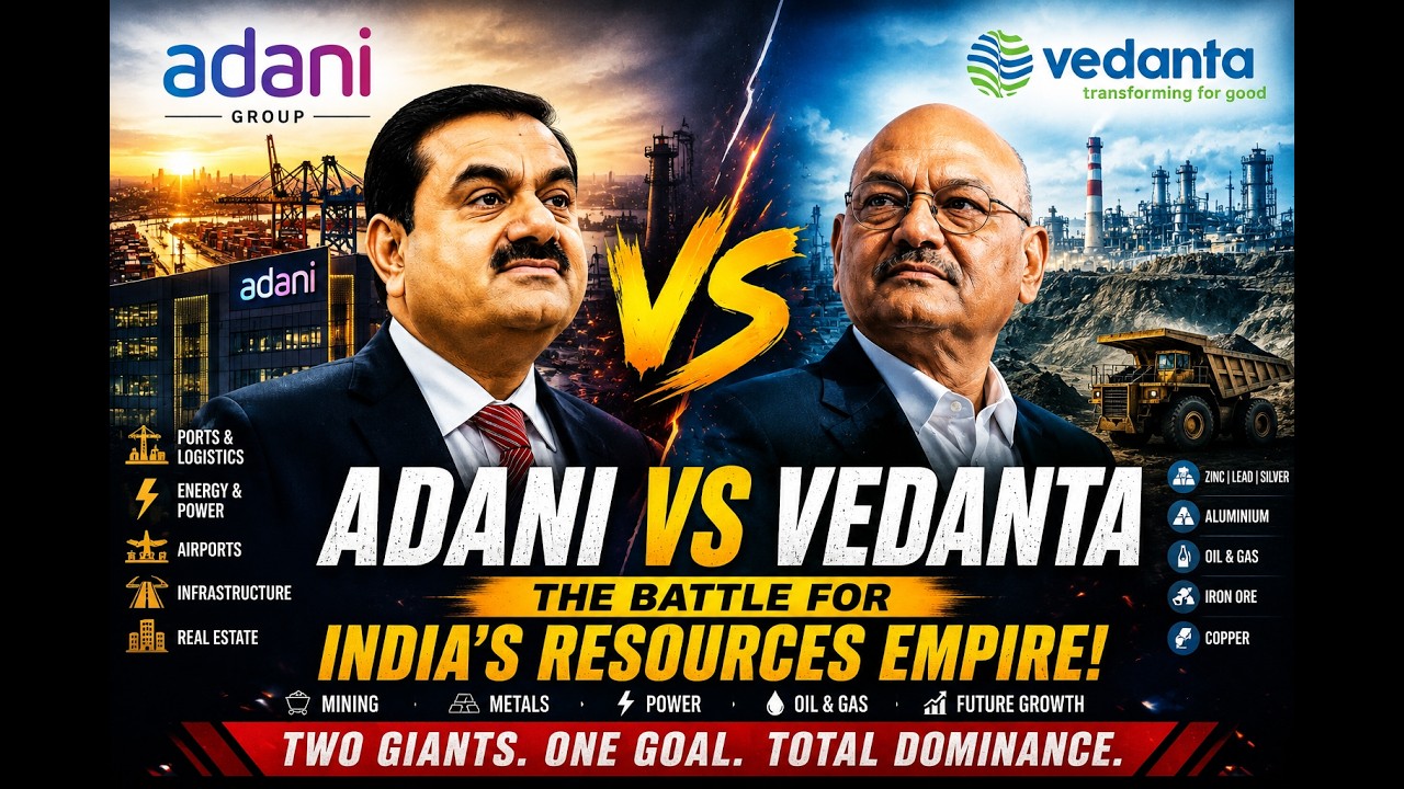 Adani vs Vedanta: The Battle for India's Resources Empire