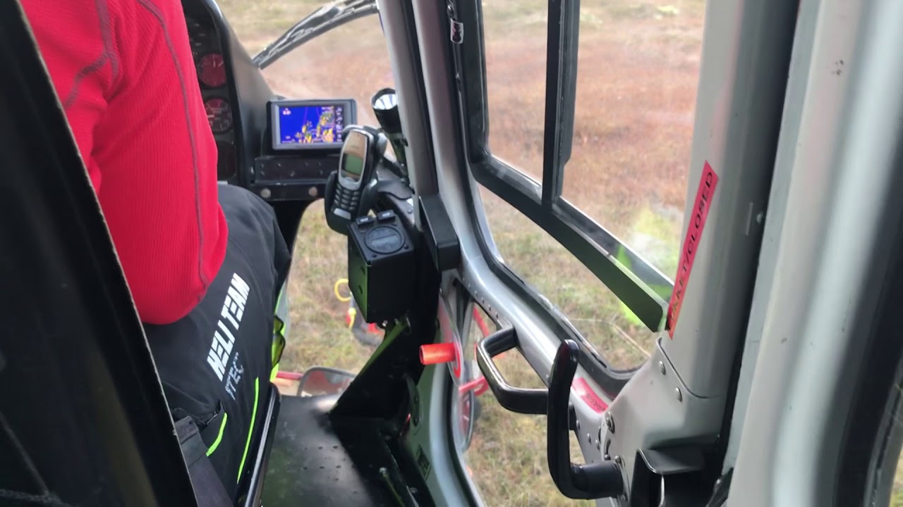 Henting av marint avfall med helikopter
