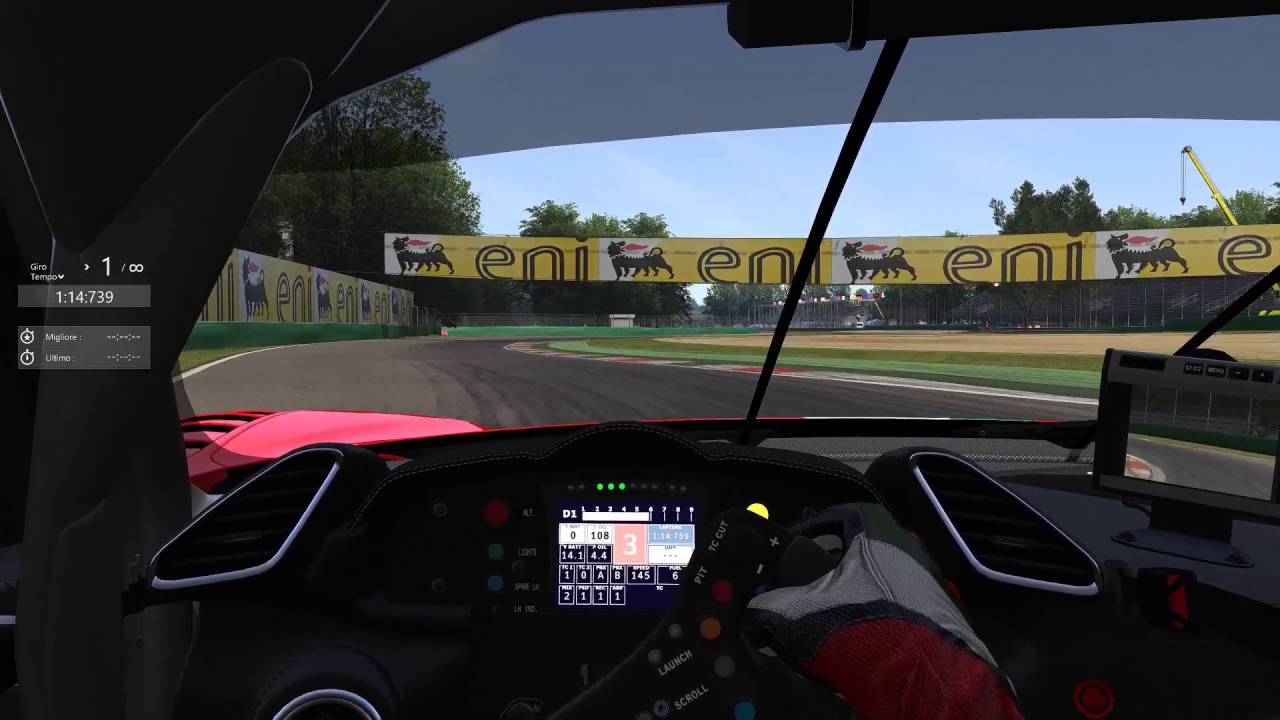 Assetto Corsa Ferrari 488 GT3 Monza @ hotlap + setup 1:46.969