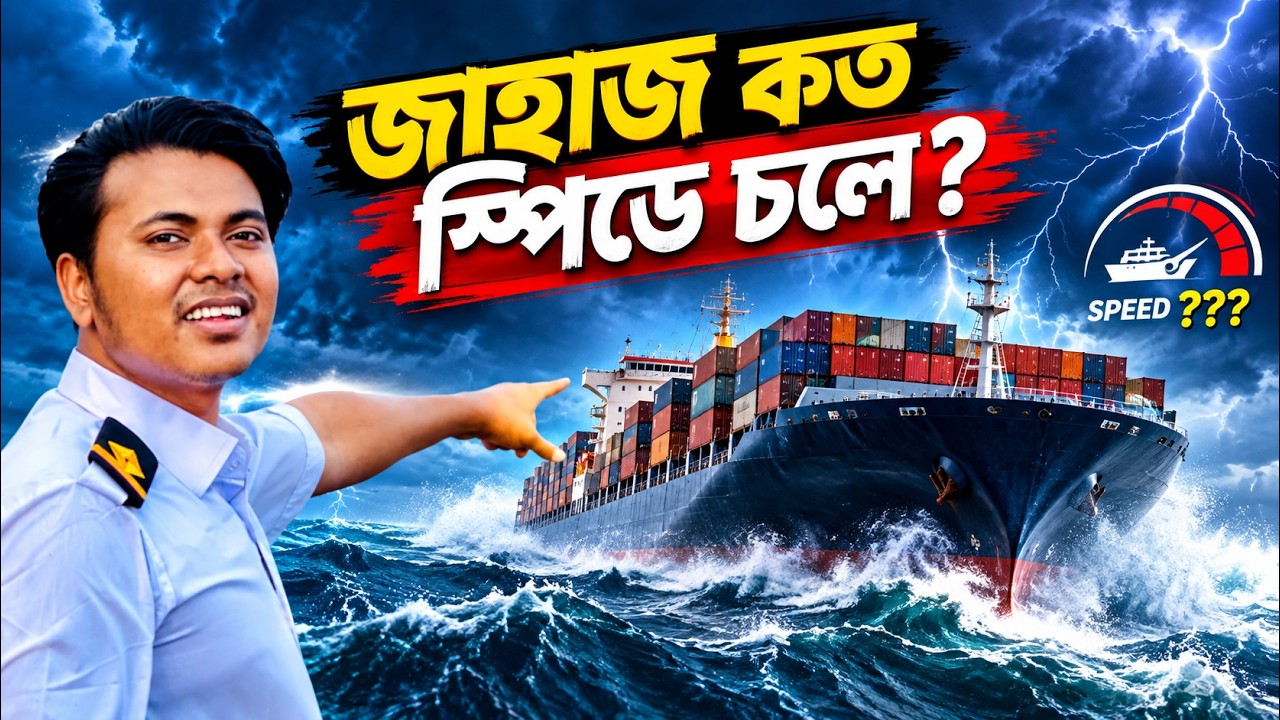 জাহাজ কত স্পিডে চলে   Sailor's vlog | Marine Engineer | Ridoy The Sailor