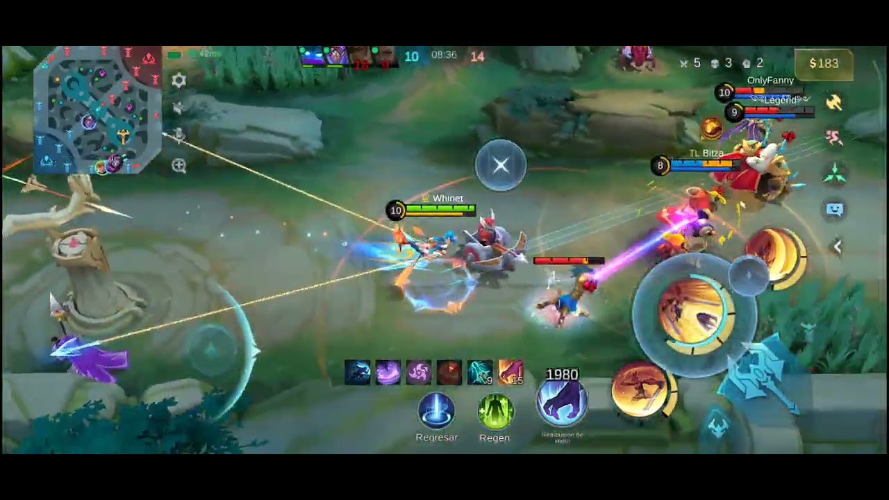 APRENDIENDO A USAR FANNY, DIA 1 | MOBILE LEGENDS ESPAÑOL #mobilelegends #mlbb