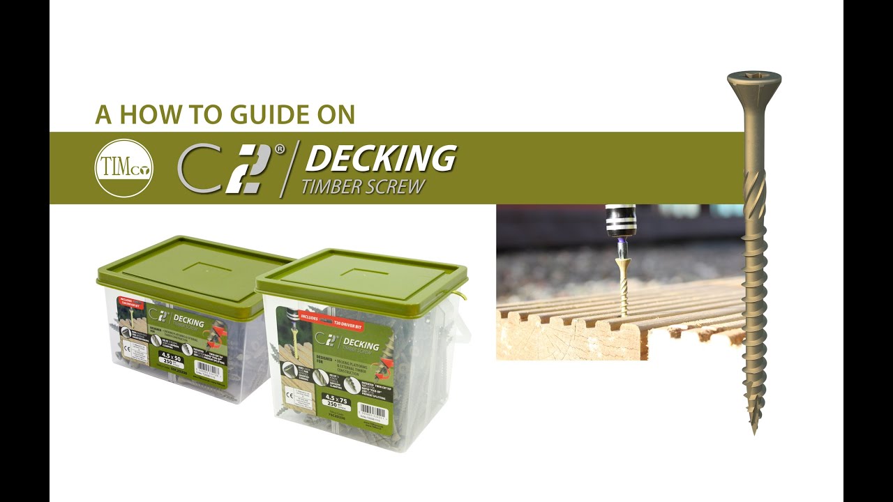 C2 Decking - TIMco How To Tuesday