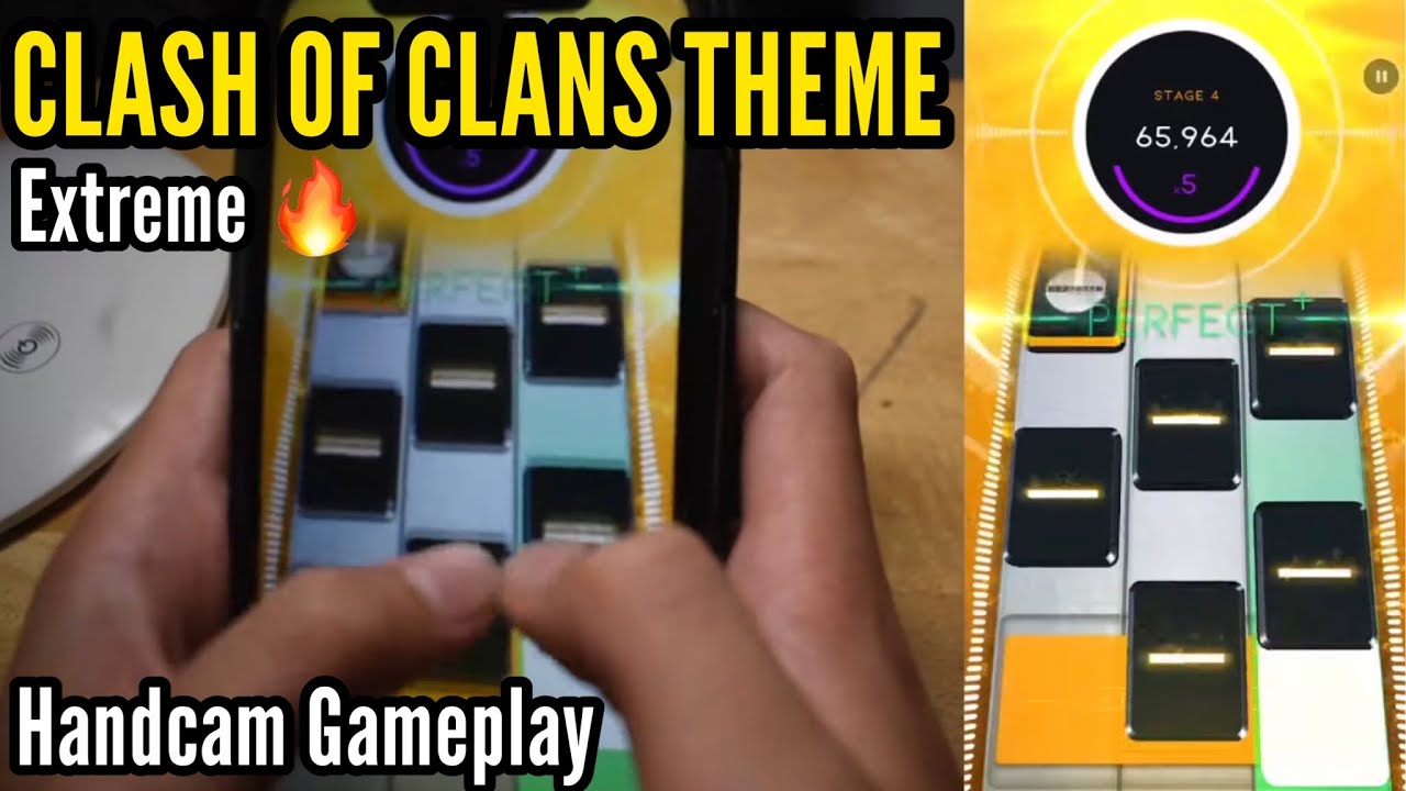 [Beatstar] Clash Of Clans Theme EXTREME 98700+ SCORE Hands and Screen POV