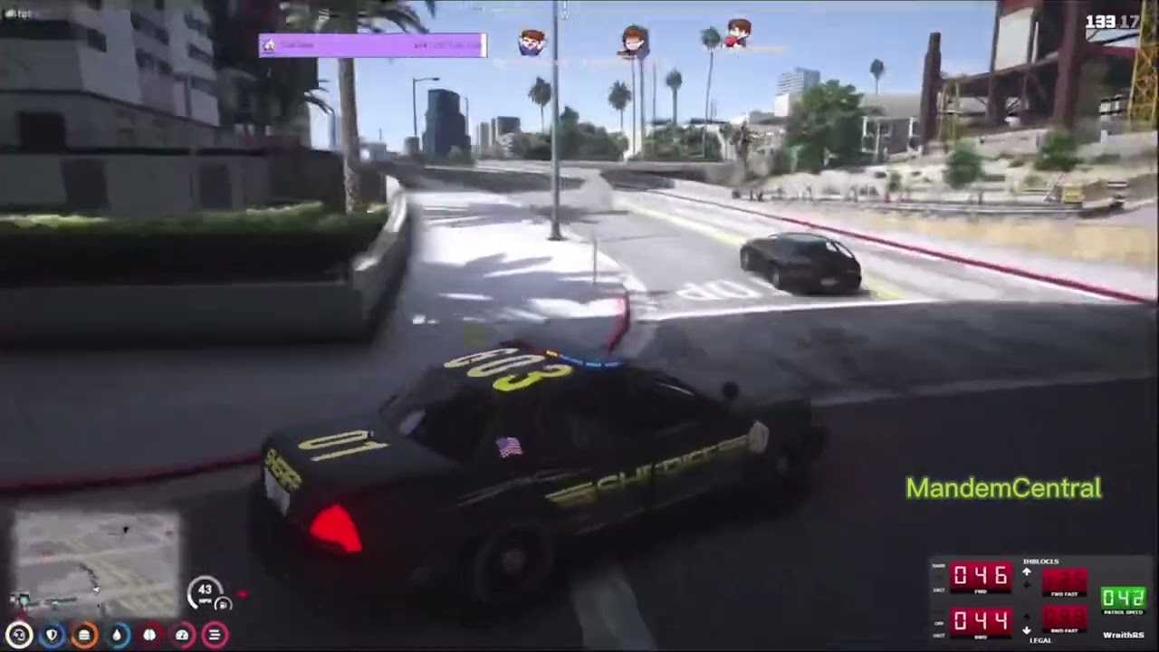 Копы впечатлены прыжком Томми Ти | NoPixel 3.0