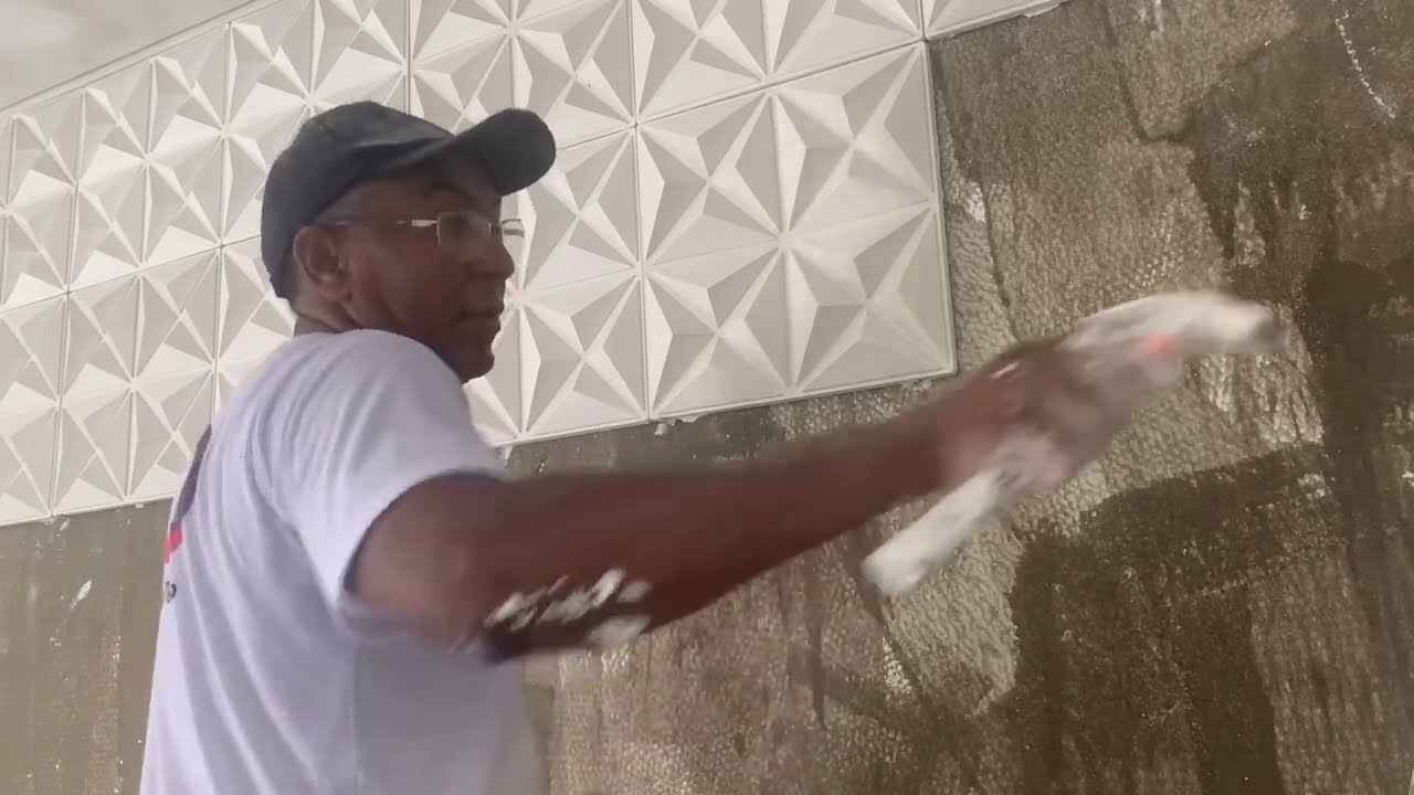 Como colocar placas de gesso 3d na parede passo a passo completo