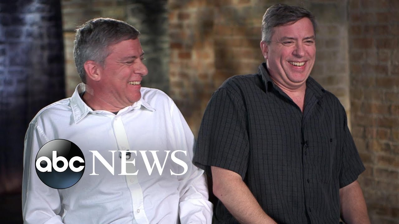 Twins find out they were separated as infants and observed in childhood as part of a study