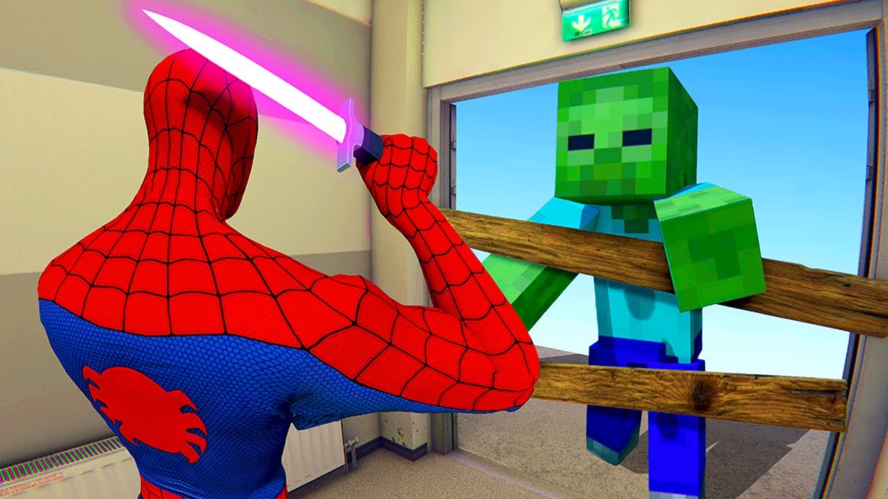 Строительство базы против зомби в MINECRAFT — Bonelab VR Mods