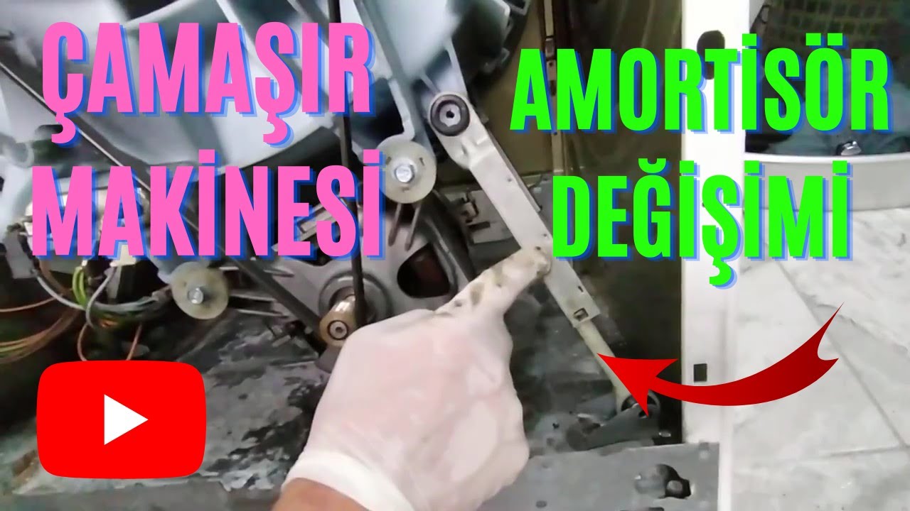 Bosch Çamaşır makinesi Amortisör Değişimi. Tak tuk sesler gitti