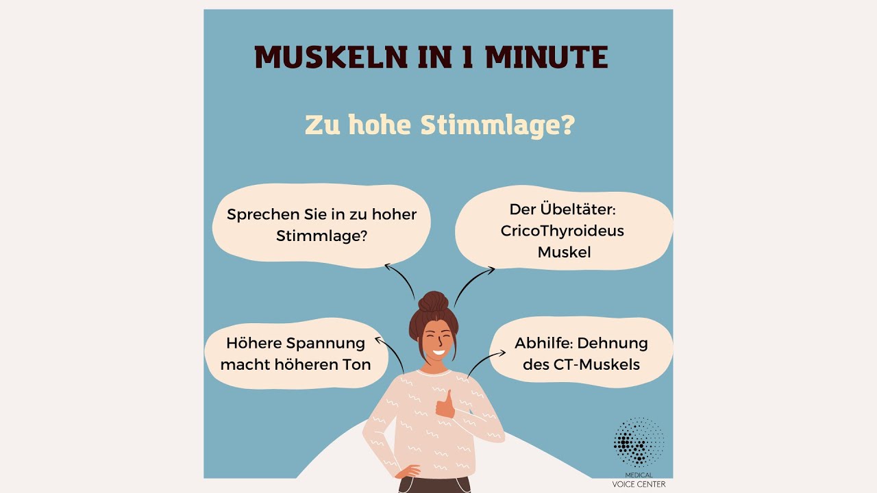 Stimmtherapie: Muskeldehnung bei Stimmbeschwerden