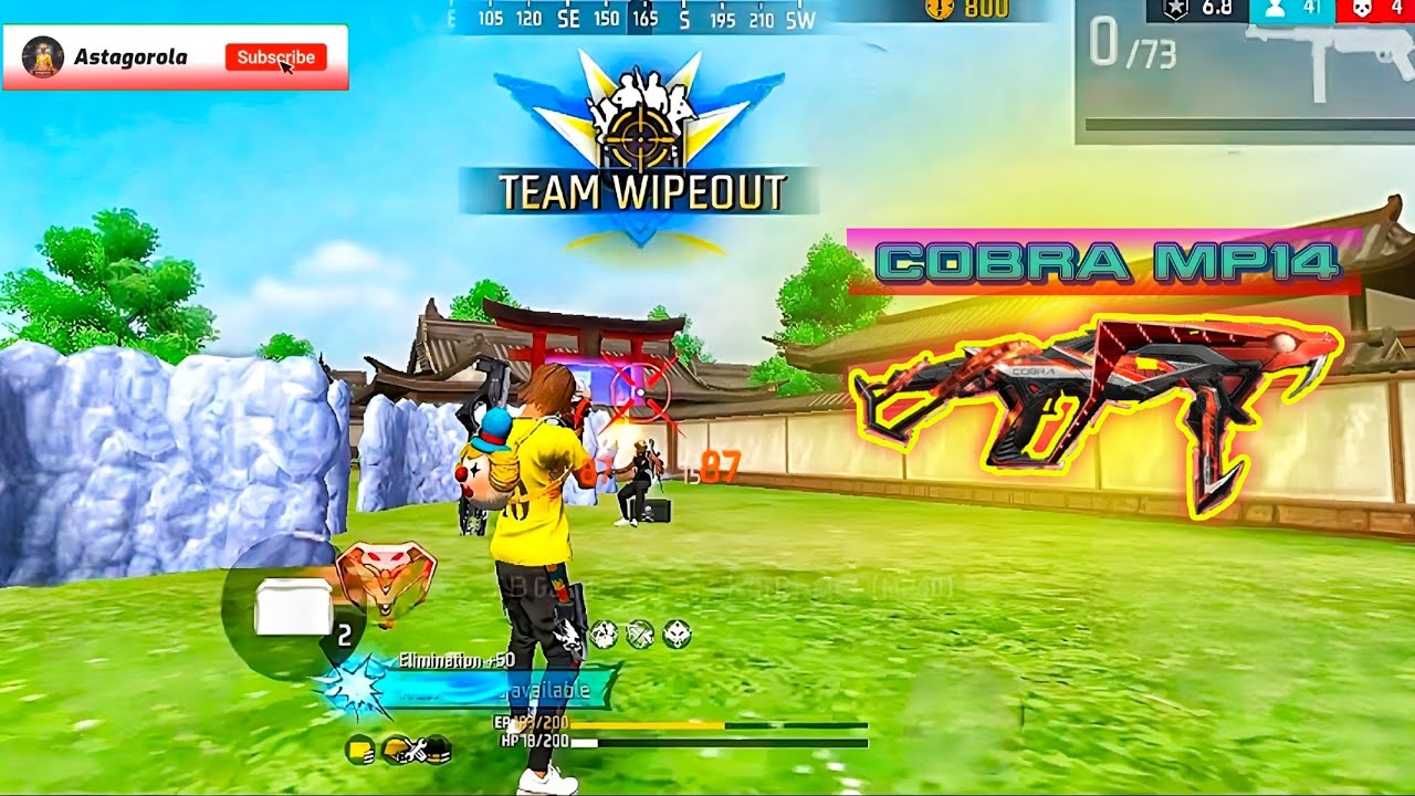 Non-stop Kills 💀 With Cobra MP14 ⚡ Garena Free Fire Highlights 🔥