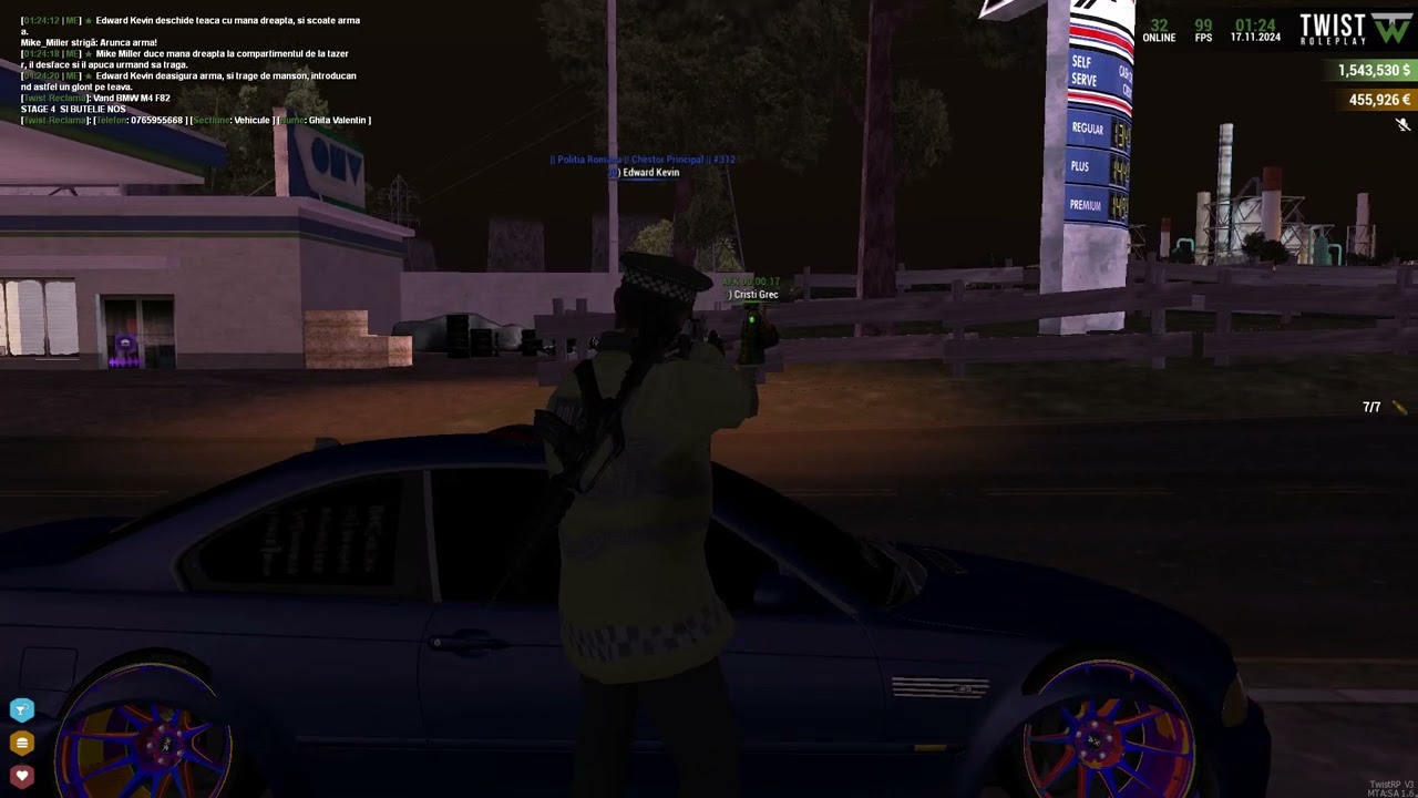 Culcat, Politia ! TWIST ROLEPLAY ROMANIA MTA #1