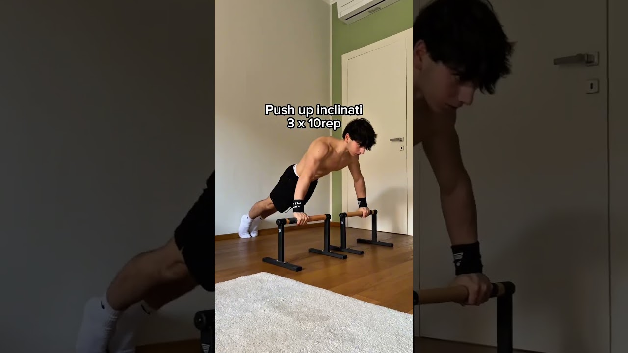 Come iniziare calisthenics | Push edition #calisthenics #motivation #allenamento #pushups #pushup