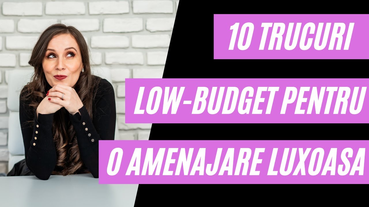 10 TRUCURI LOW-BUDGET PENTRU O AMENAJARE INTERIOARA LUXOASA | * Design Interior *