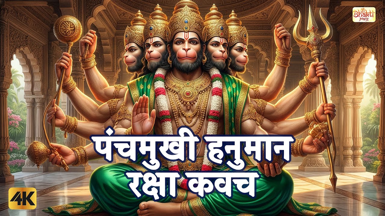 Panchamukhi Hanuman Raksha Kavach 🔱 | पंचमुखी हनुमान रक्षा कवच | Powerful Kavach Stotra | BhaktiSong