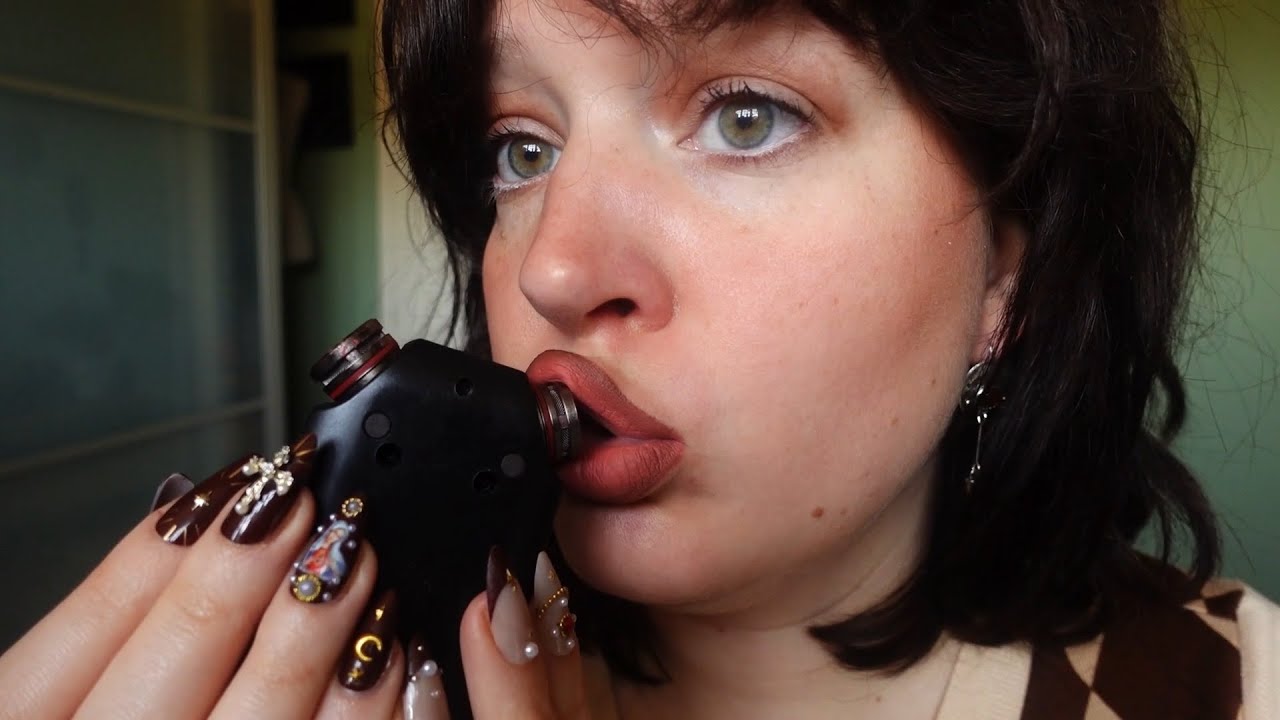 ASMR intense mic biting / ear eating with my tascam