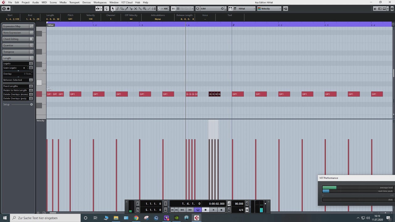 How To Make Hi Hat Rolls Cubase